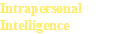 Intrapersonal Intelligence